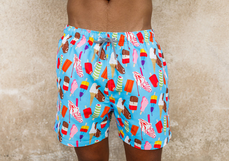 Boardies® Ice Creams II Mid Length Swim Shorts