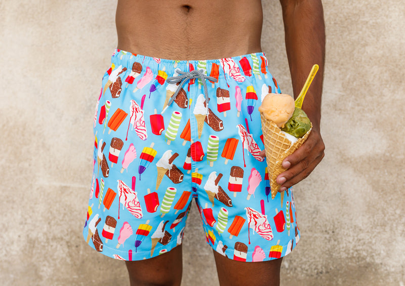 Boardies® Ice Creams Mid Shorts Print