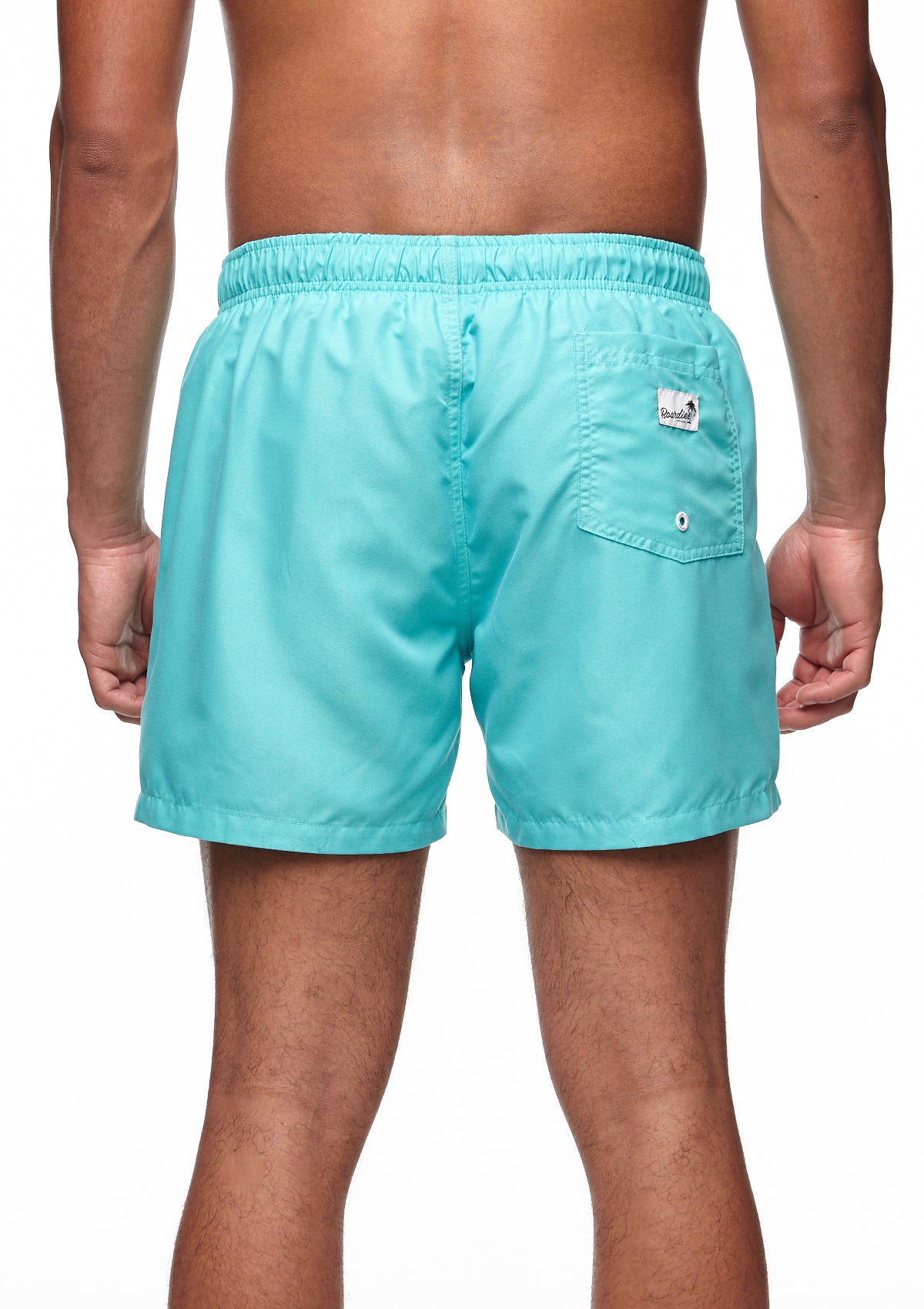 Boardies Ceramic Blue Water Reactive Mid Shorts Back