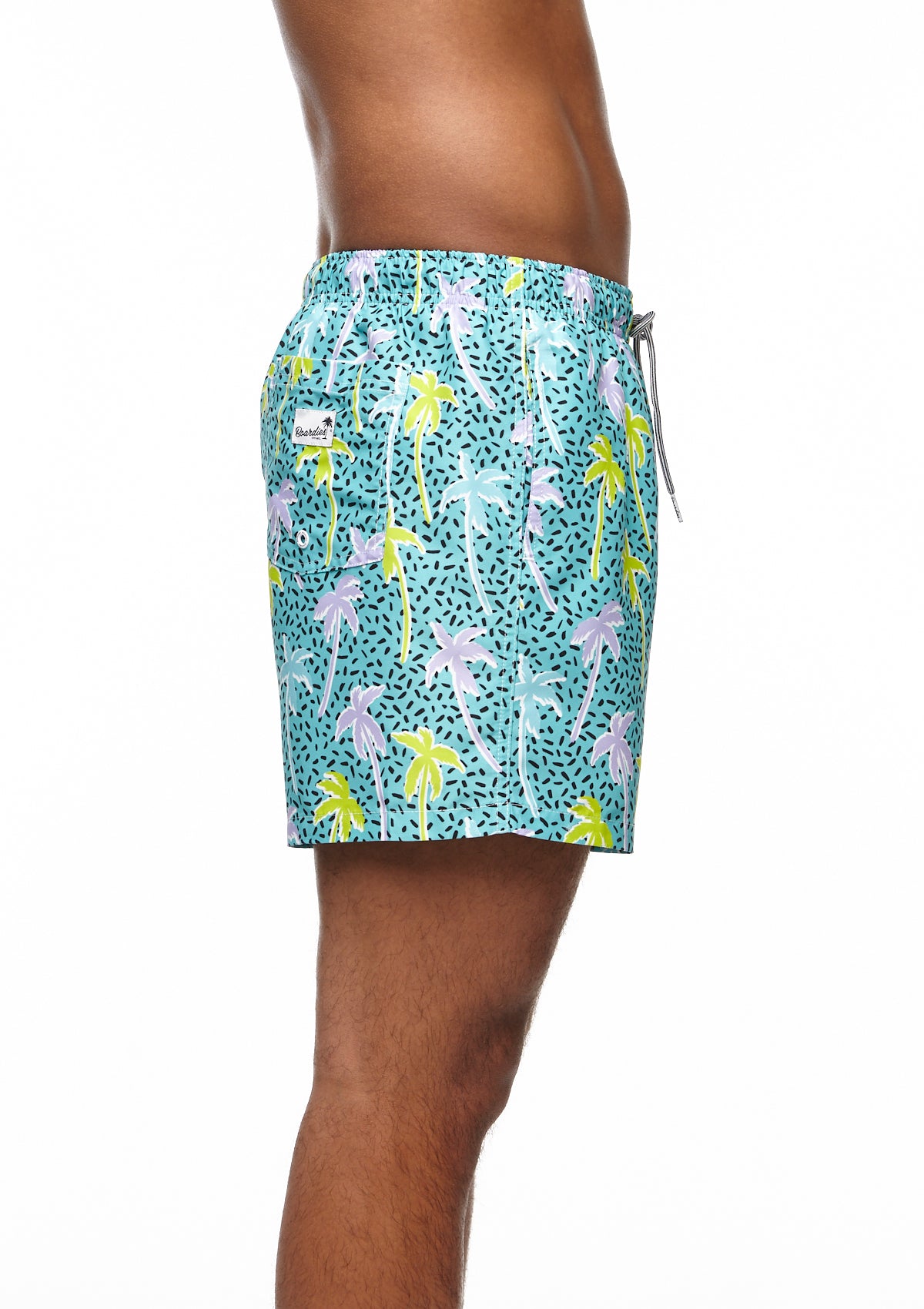 Boardies® Flair Palm III Mid Shorts Side