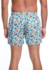 Boardies® SS22 Tiki Masks II Mid Length Swim Shorts