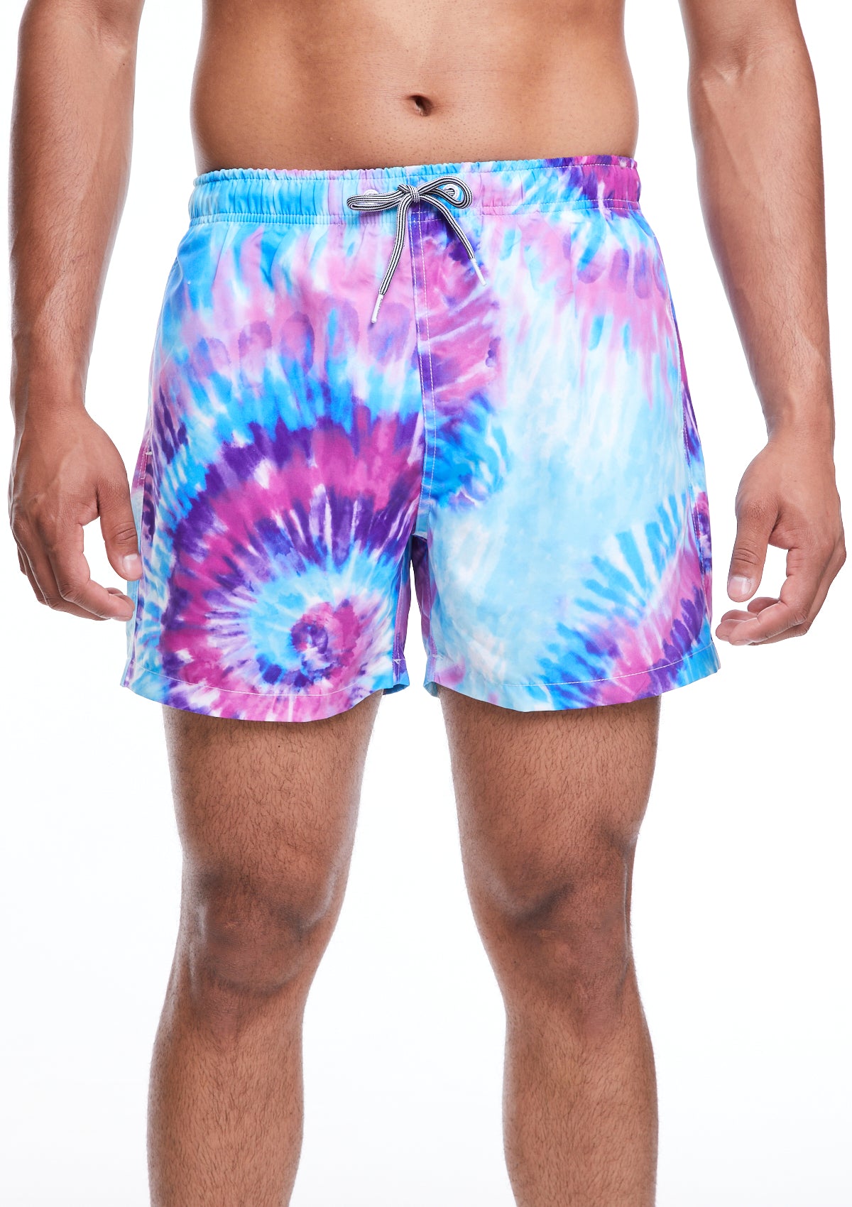 Boardies® Purple Haze Tie Dye II Mid Length Swim Shorts