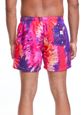 Boardies® SS22 Water Reactive Bright Tie Dye Mid Length Swim Shorts