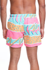 Boardies® Fresh Prince Orange Mid Length Swim Shorts
