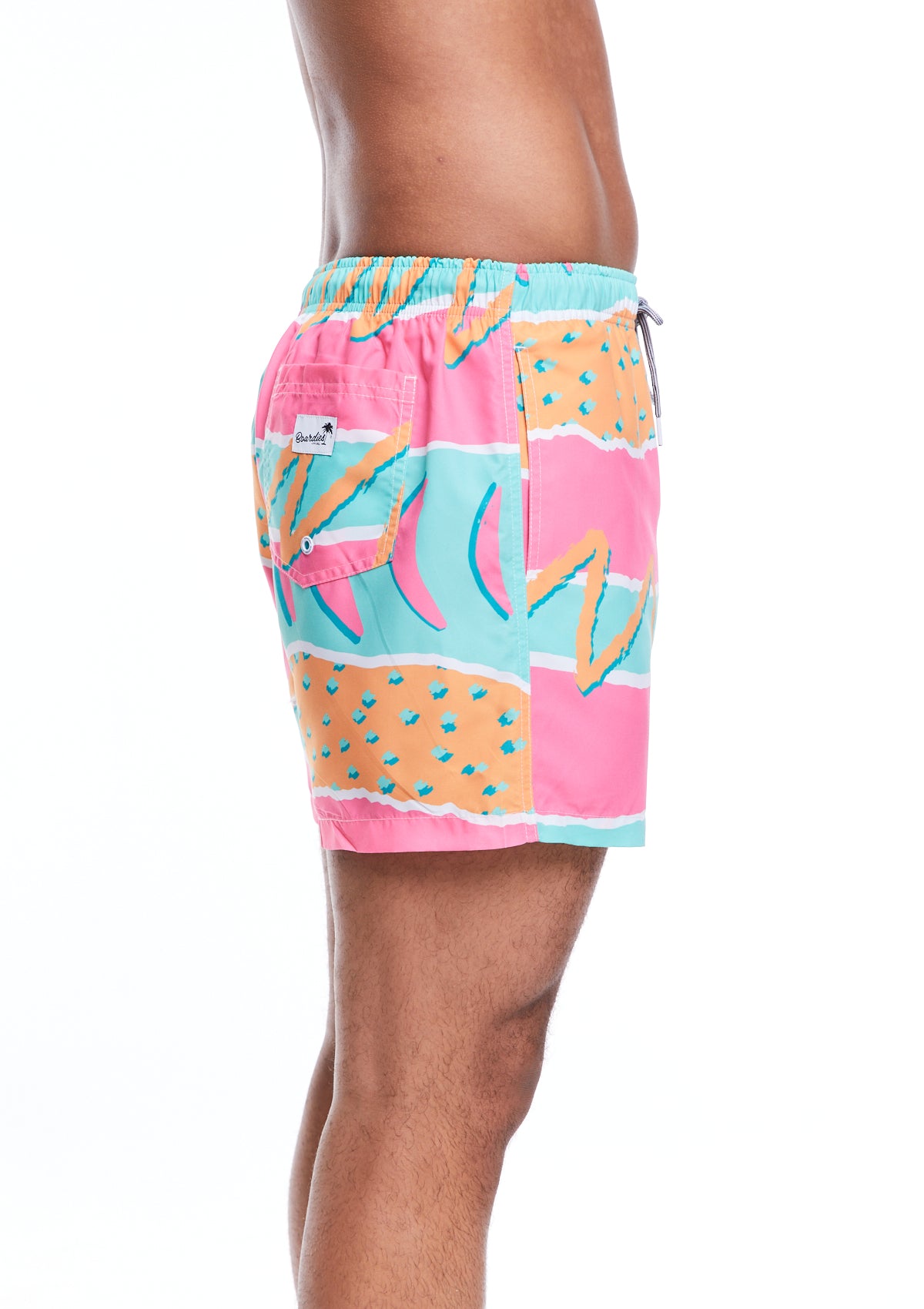 Boardies® Fresh Prince Orange Mid Length Swim Shorts
