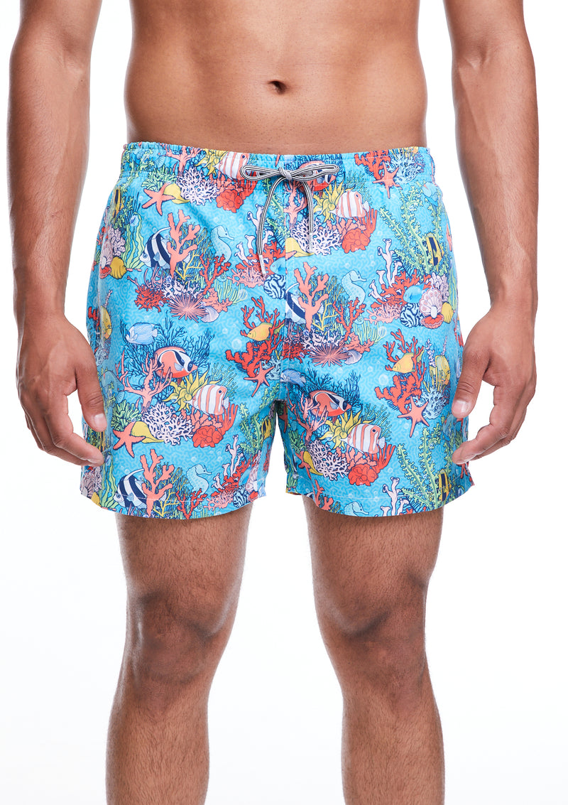 Boardies® SS22 Coral Reef Mid Length Swim Shorts