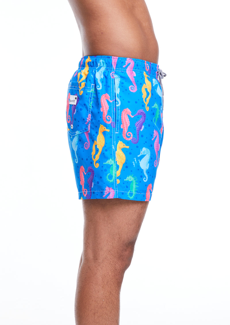 Boardies® Seahorses II Mid Length Swim Shorts