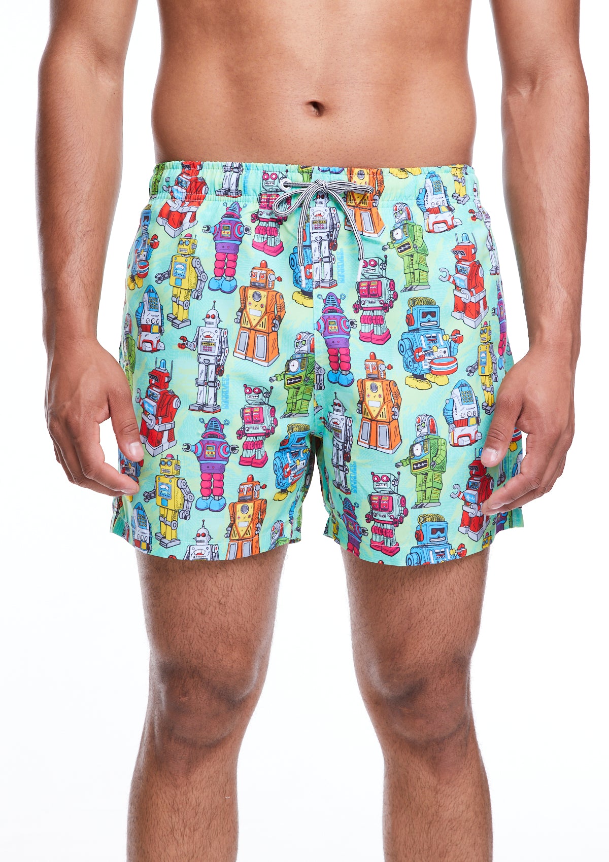 Boardies® SS22 Robots Mid Length Swim Shorts