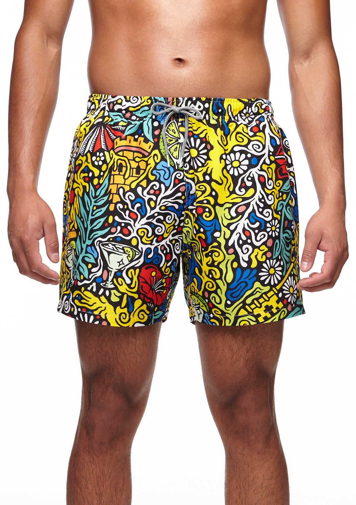 Boardies Bebar Mid Shorts Front
