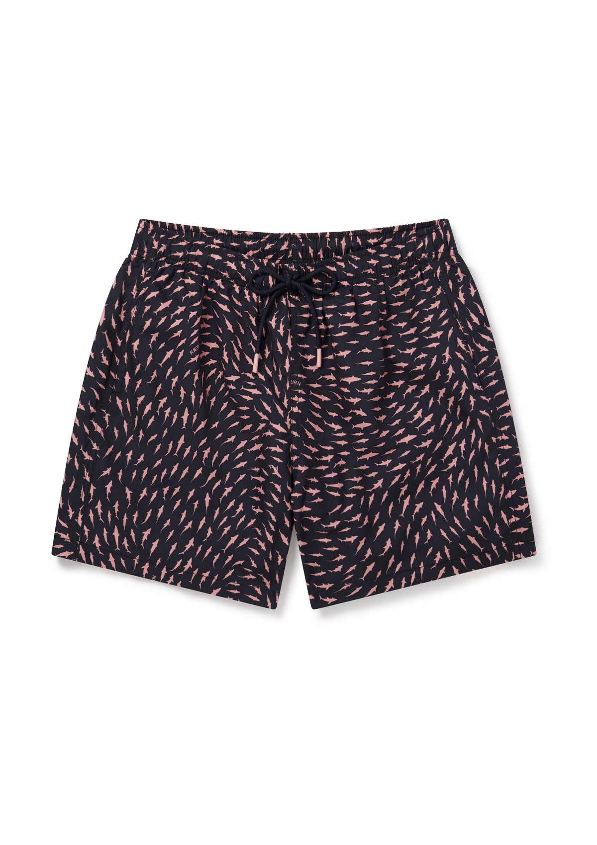 Boardies® X Raeburn SS22 Sharks Pink Classic Mid Length Swim Shorts