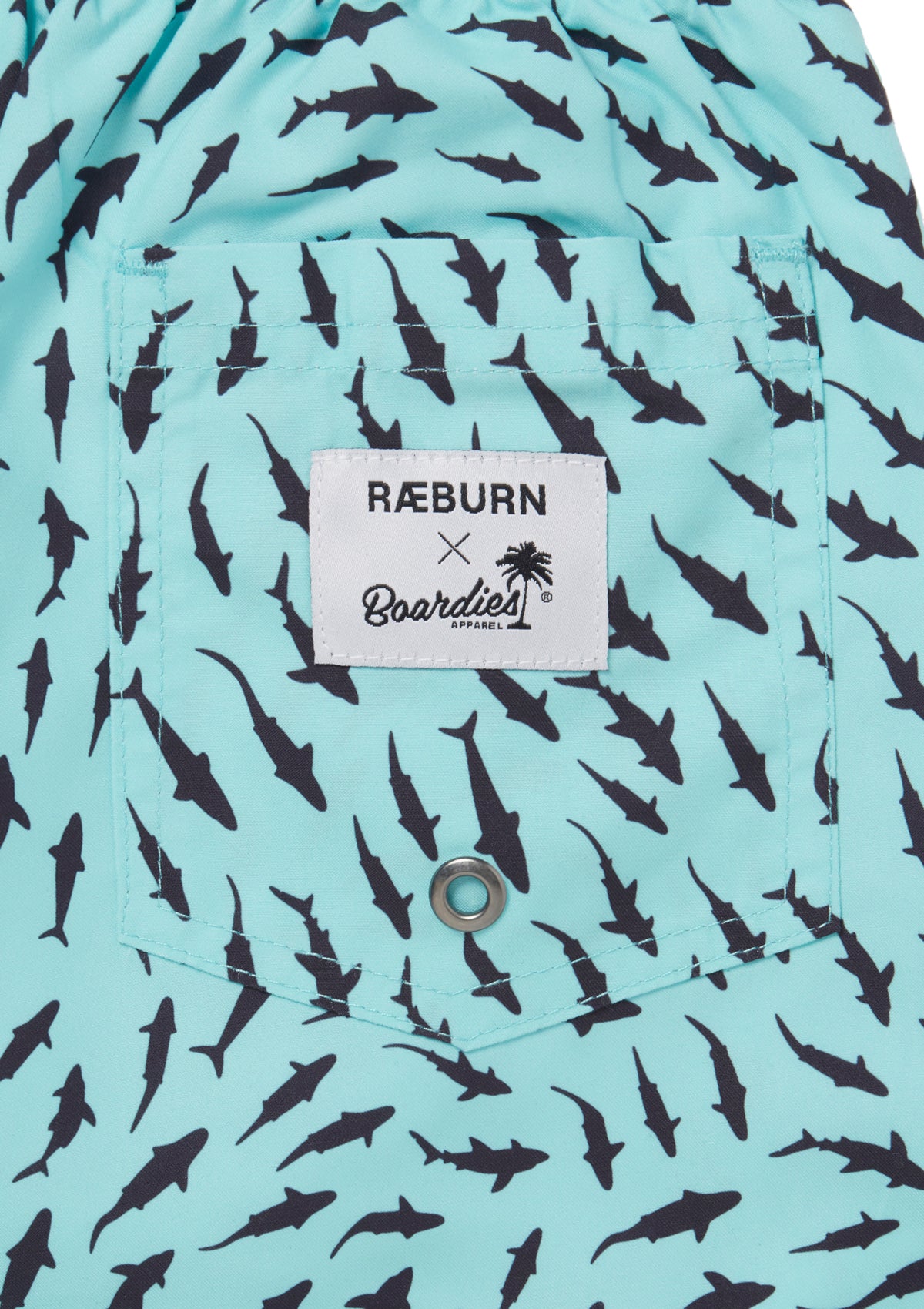 Boardies® Kids X Raeburn SS22 Sharks Ice Swim Shorts