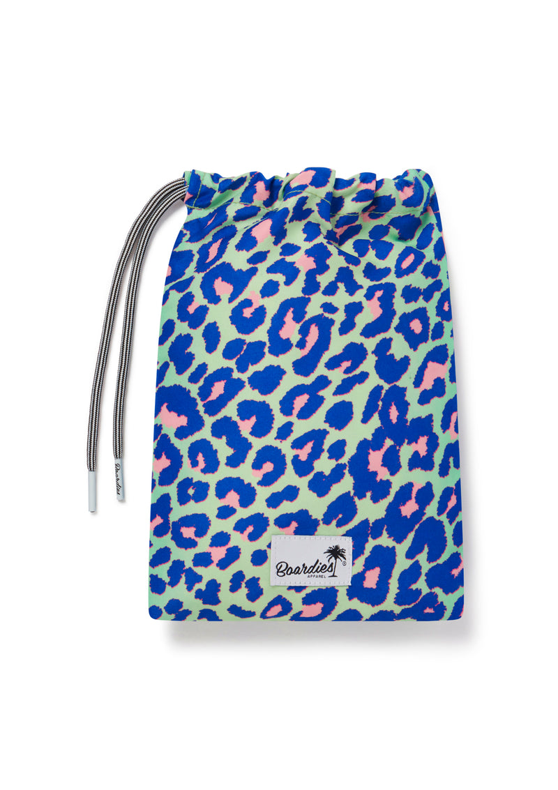 Boardies® SS22 Kids Lime Leopard Swim Bag