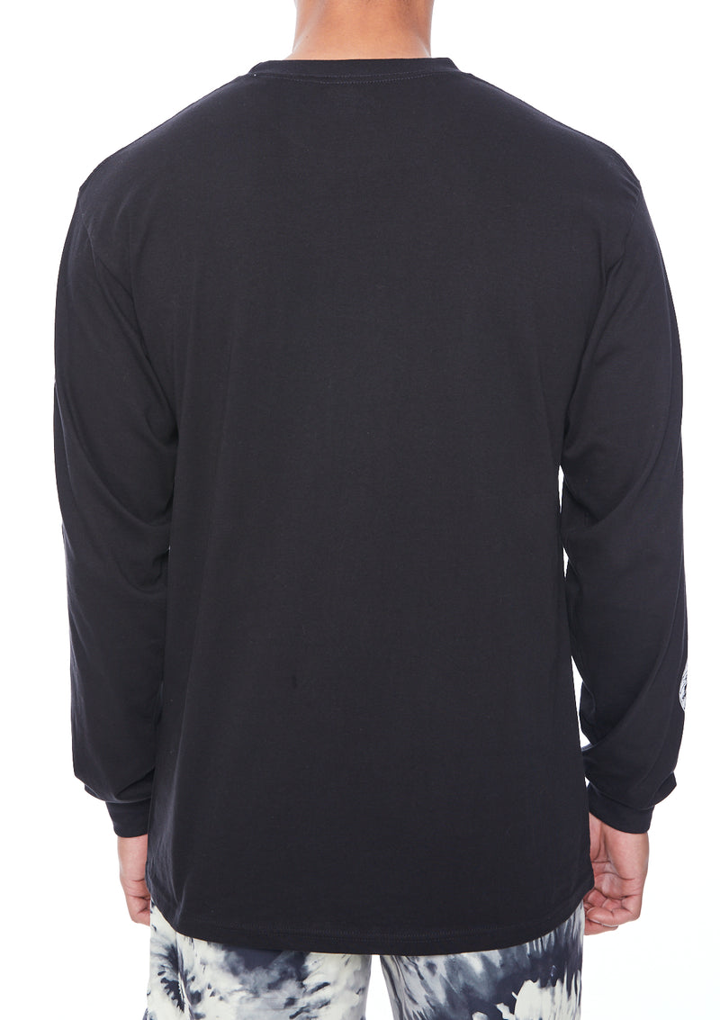 Black Yin Yang Long Sleeve T-Shirt