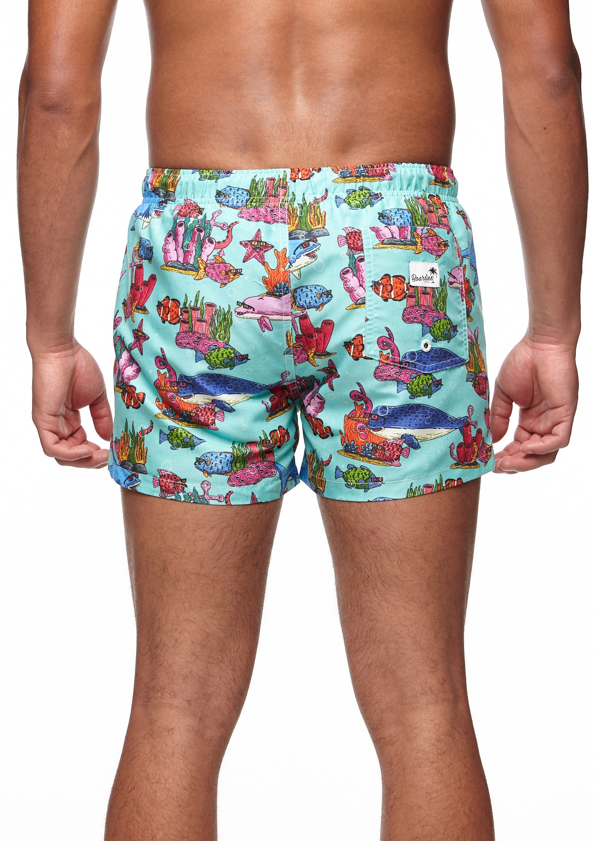 Boardies® Mulga Ocean Shortie Shorts Back
