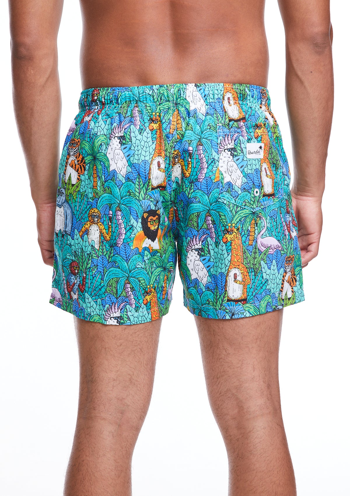 Boardies® X Mulga - SS22 Mulga Jungle II Mid Length Swim Shorts