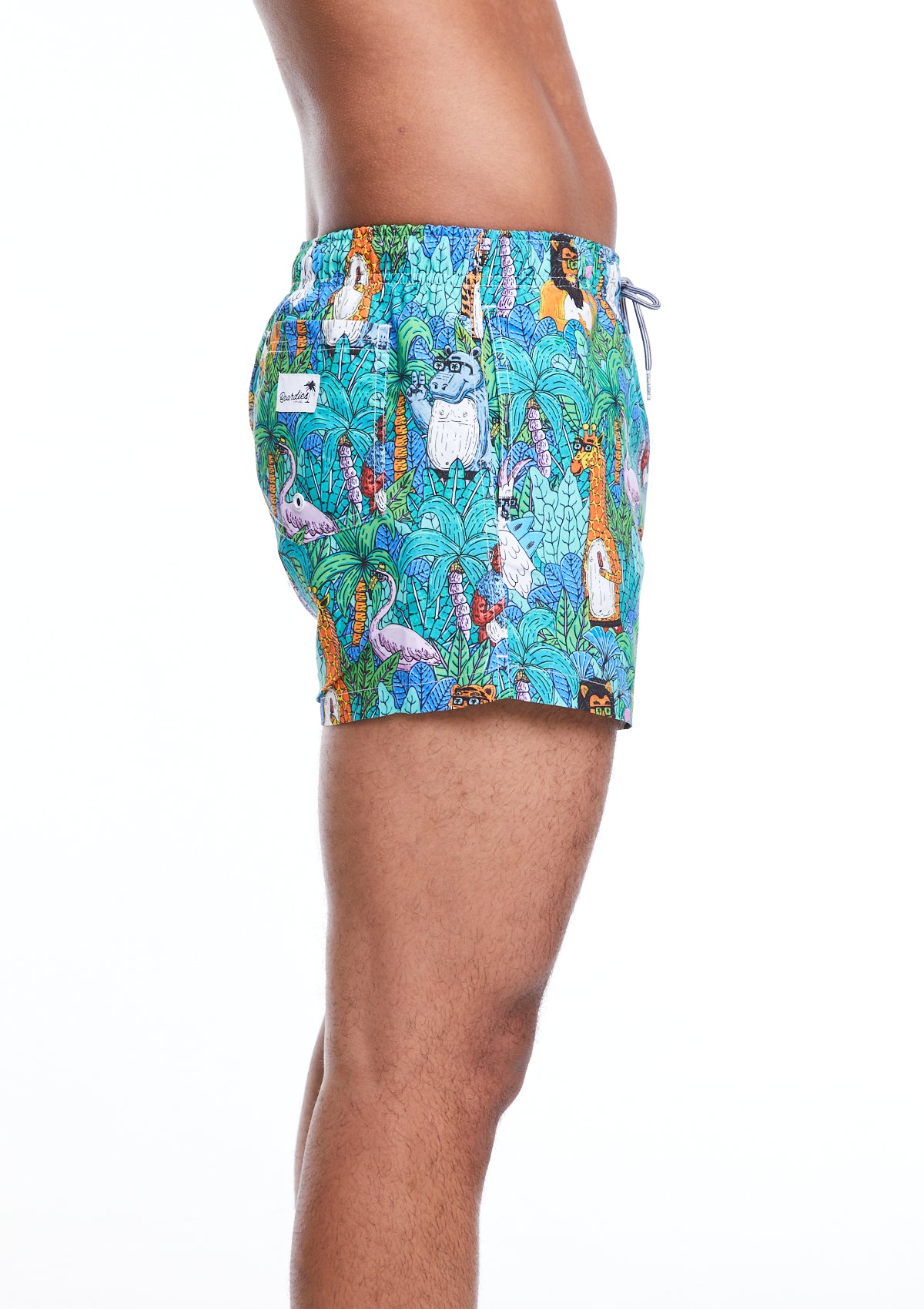 Boardies® X Mulga - SS22 Mulga Jungle II Shortie Swim Shorts