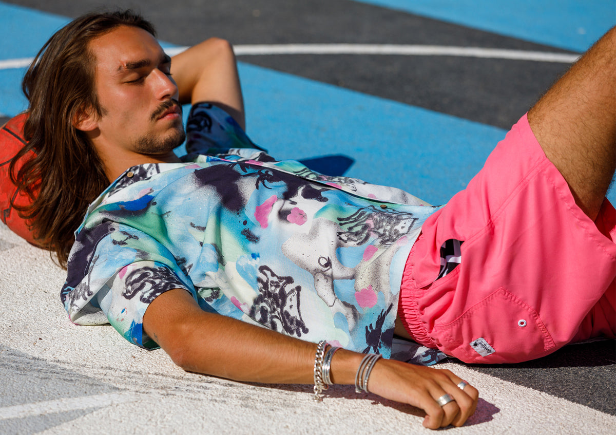Boardies Alfie Shirt Front Basketball Court