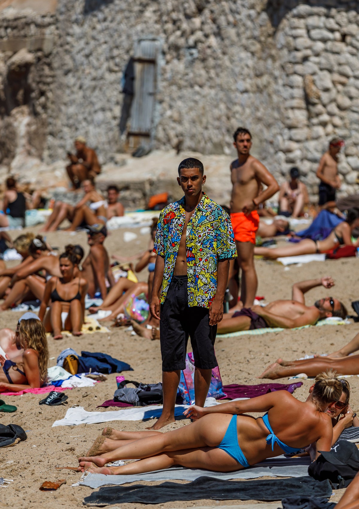 Boardies Bebar Shirt Open Long Beach Shot