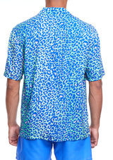 Boardies® SS22 Lime Leopard Short Sleeve Shirt