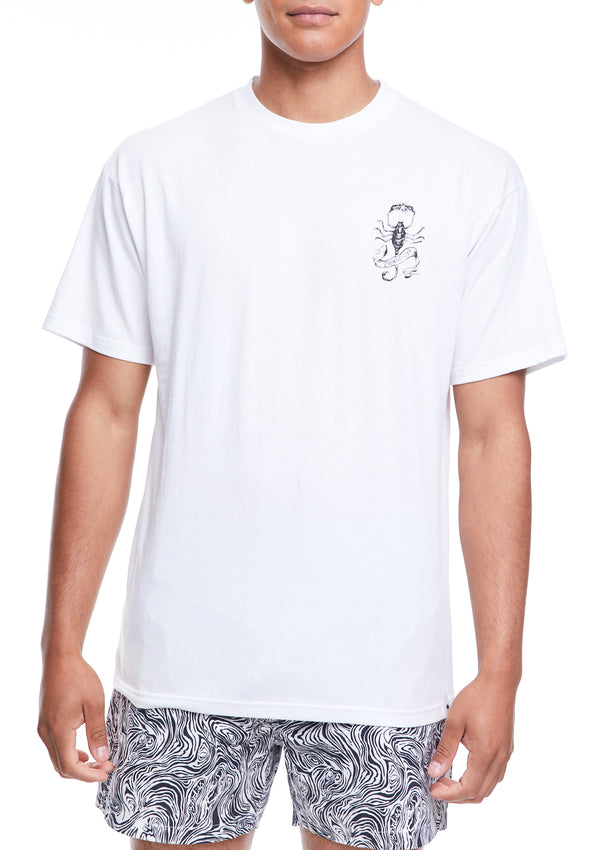 Boardies® SS22 Scorpio White Apparel T-Shirt