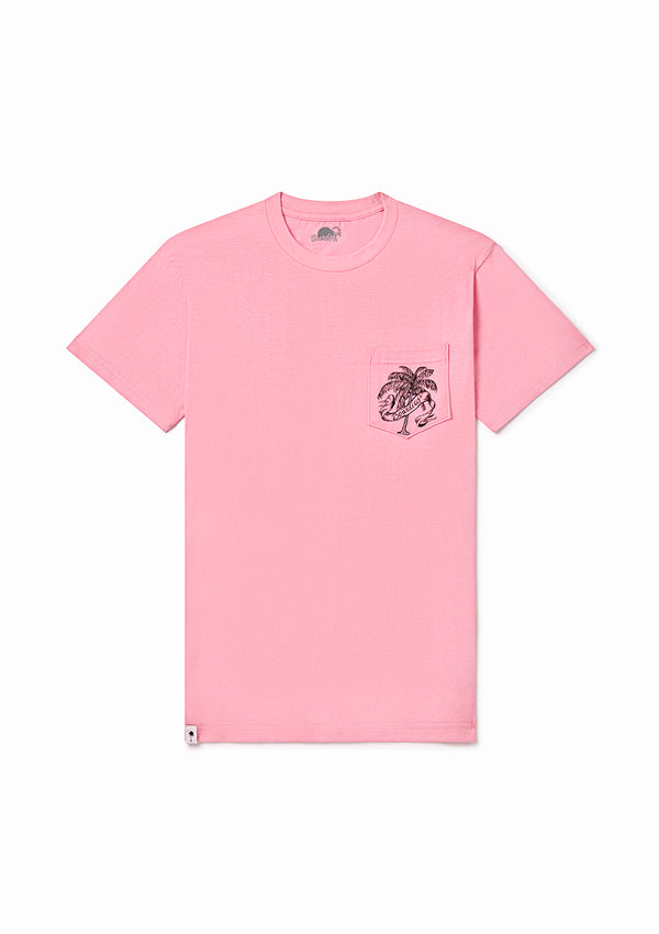 Palm Pocket Pink T-Shirt
