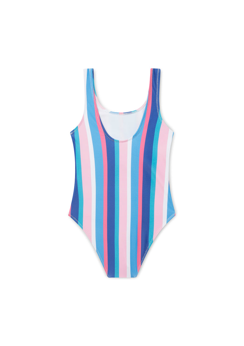 Boardies® Kids Little Girls Sundown Stripe Classic Swimsuit