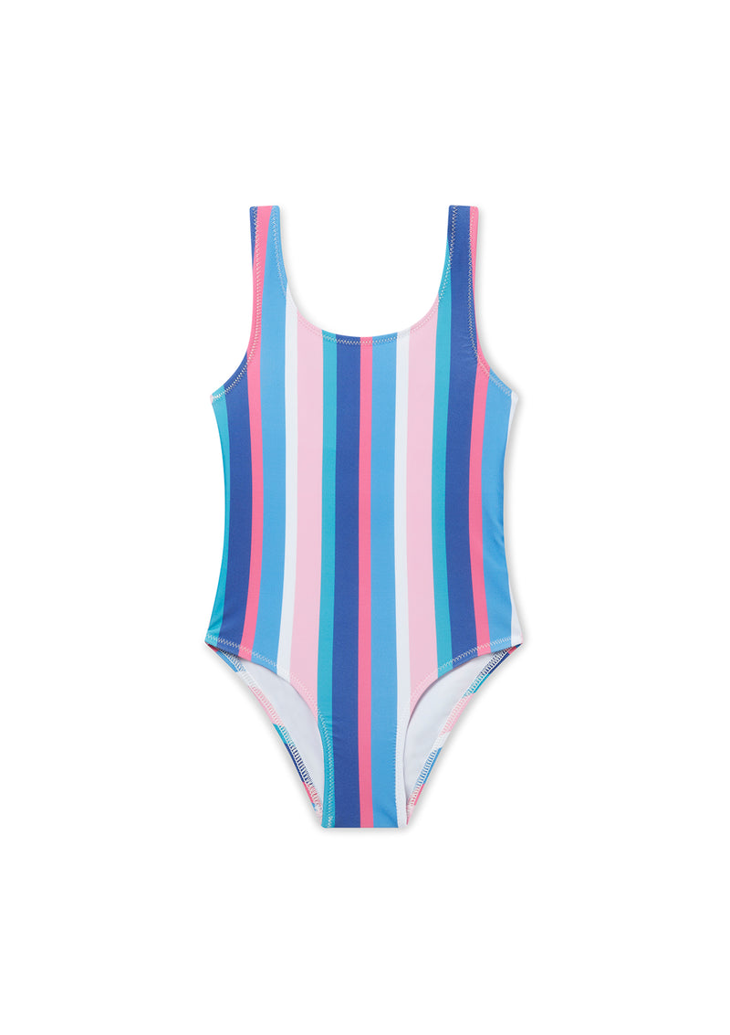 Boardies® Kids Little Girls Sundown Stripe Classic Swimsuit