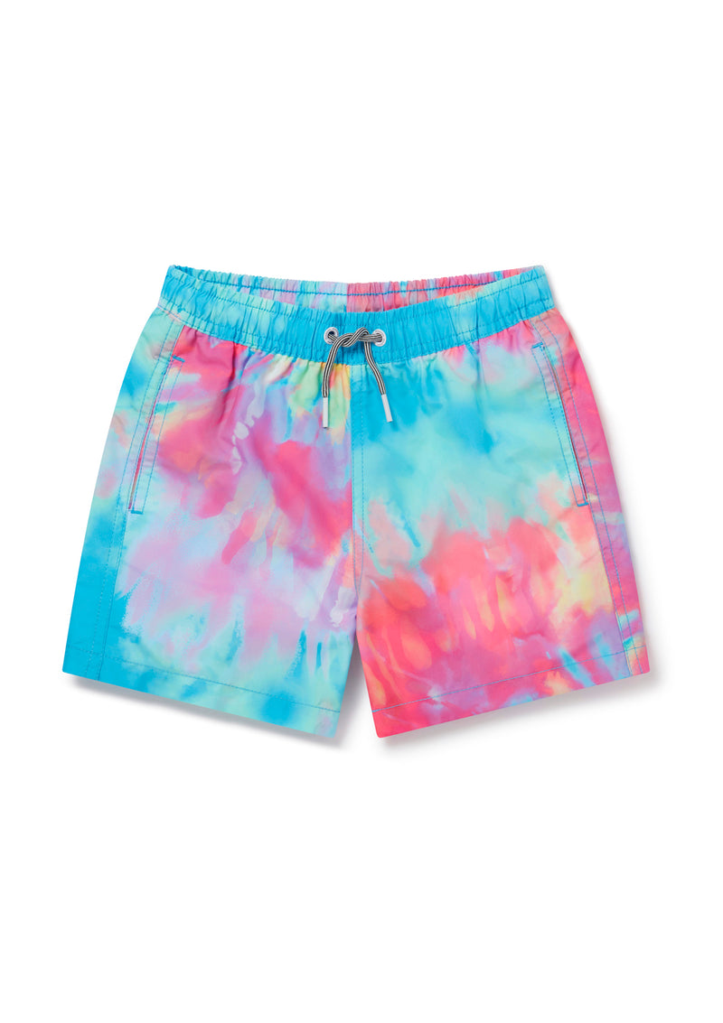 Boardies® Kids Spiral Tie Dye Swim Shorts