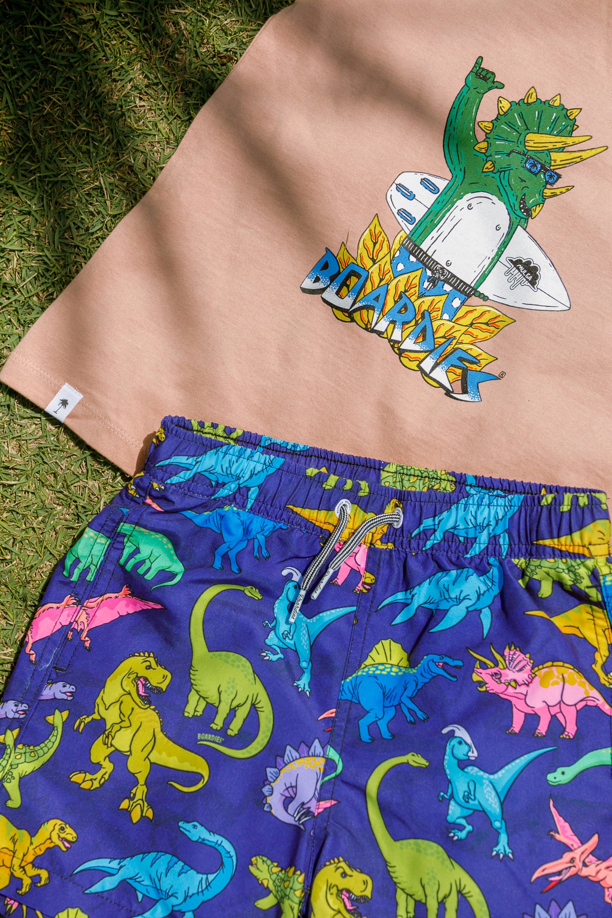 Boardies® Kids Vibrant Dino Swim Shorts
