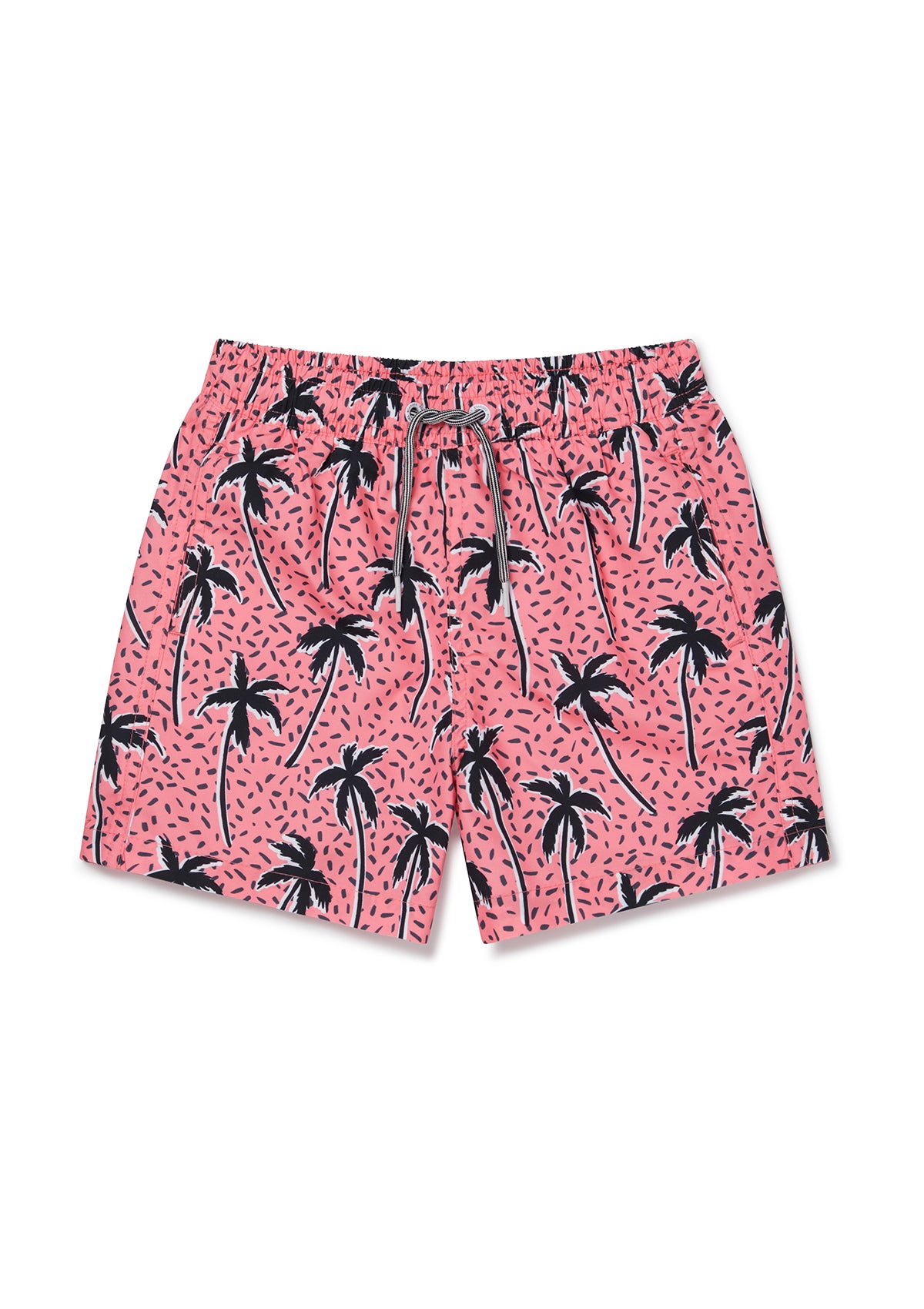 Boardies® Kids Flair Palm Pink Swim Shorts