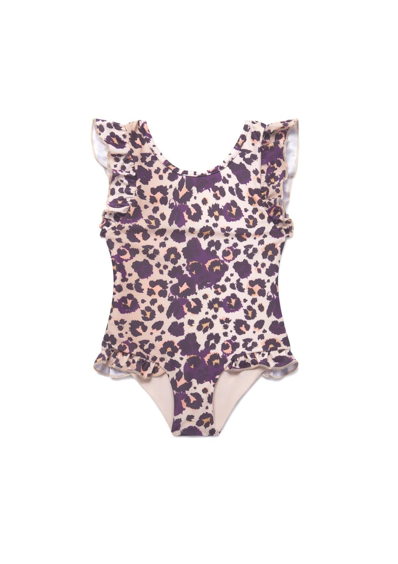 Cheetah Ruffle Swimsuit