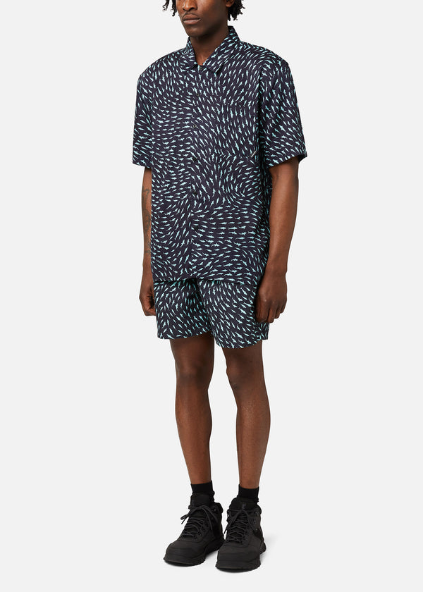 RÆBURN Sharks Charcoal Shirt