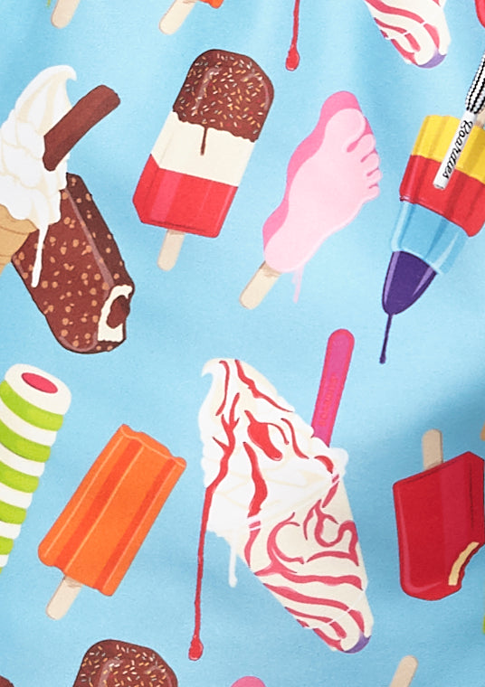 Boardies® Ice Creams Shortie Shorts Print Close Up
