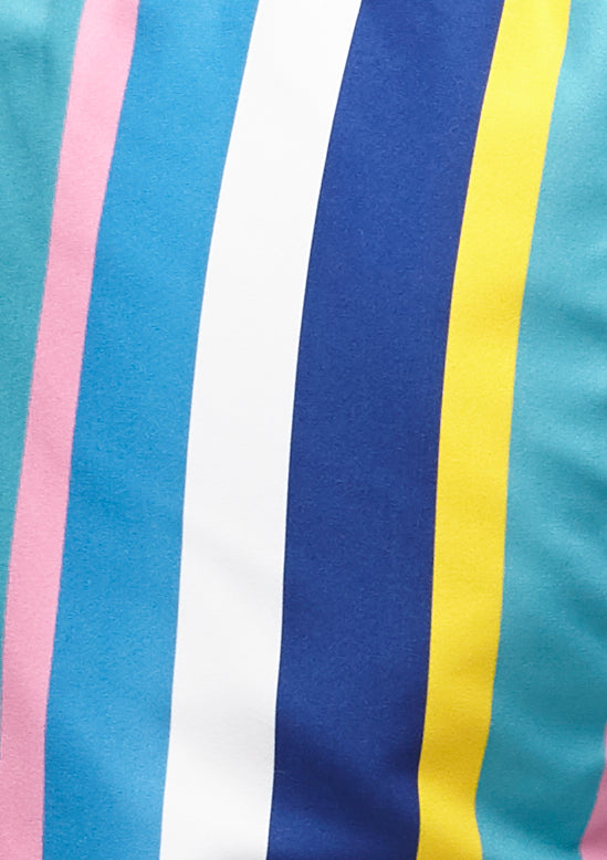 Boardies Crush Stripe Shortie Print Close Up