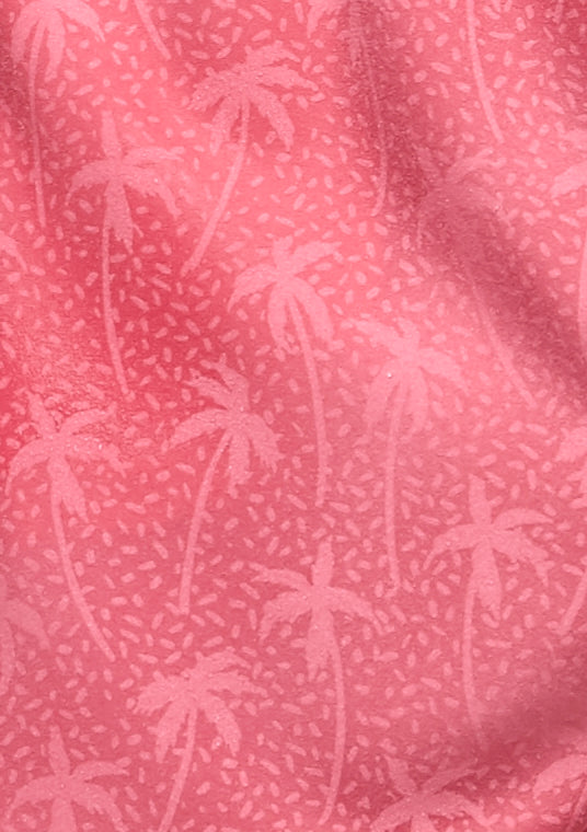 Boardies® Rose Pink Water Reactive Shorts Palm Tree Detail