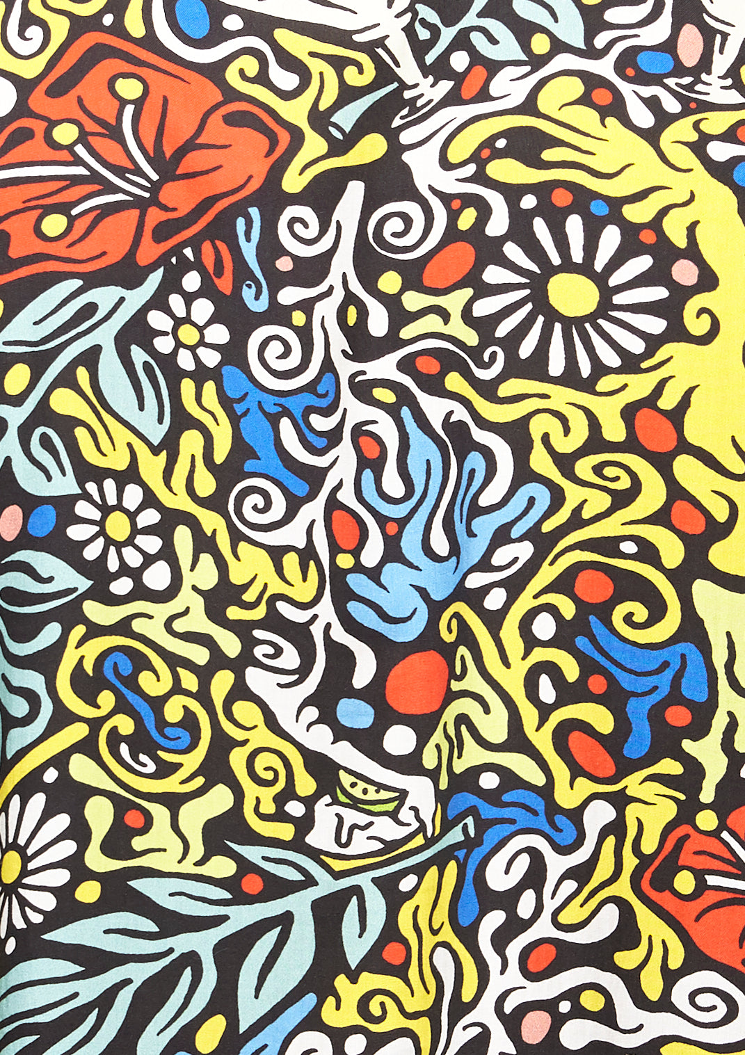Boardies Bebar Shirt Print Close Up