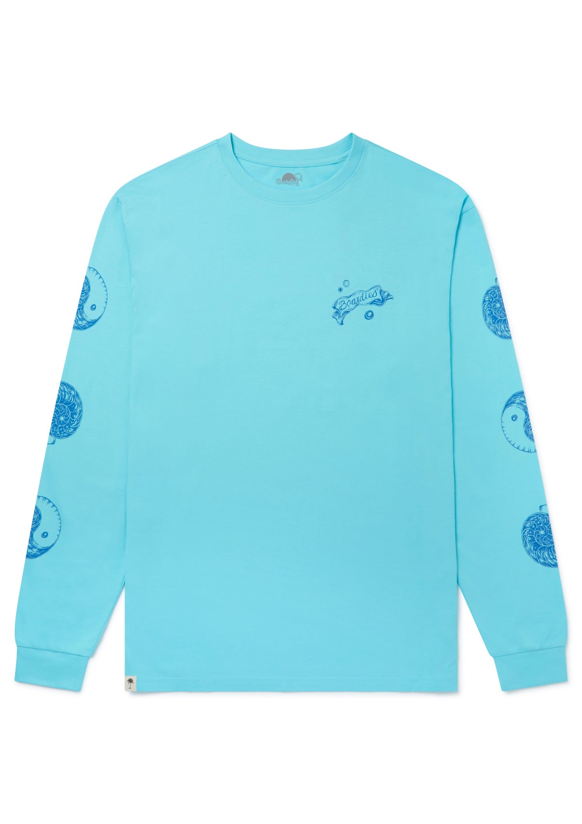 Blue Yin Yang Long Sleeve T-Shirt
