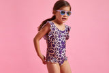 Cheetah Ruffle Swimsuit