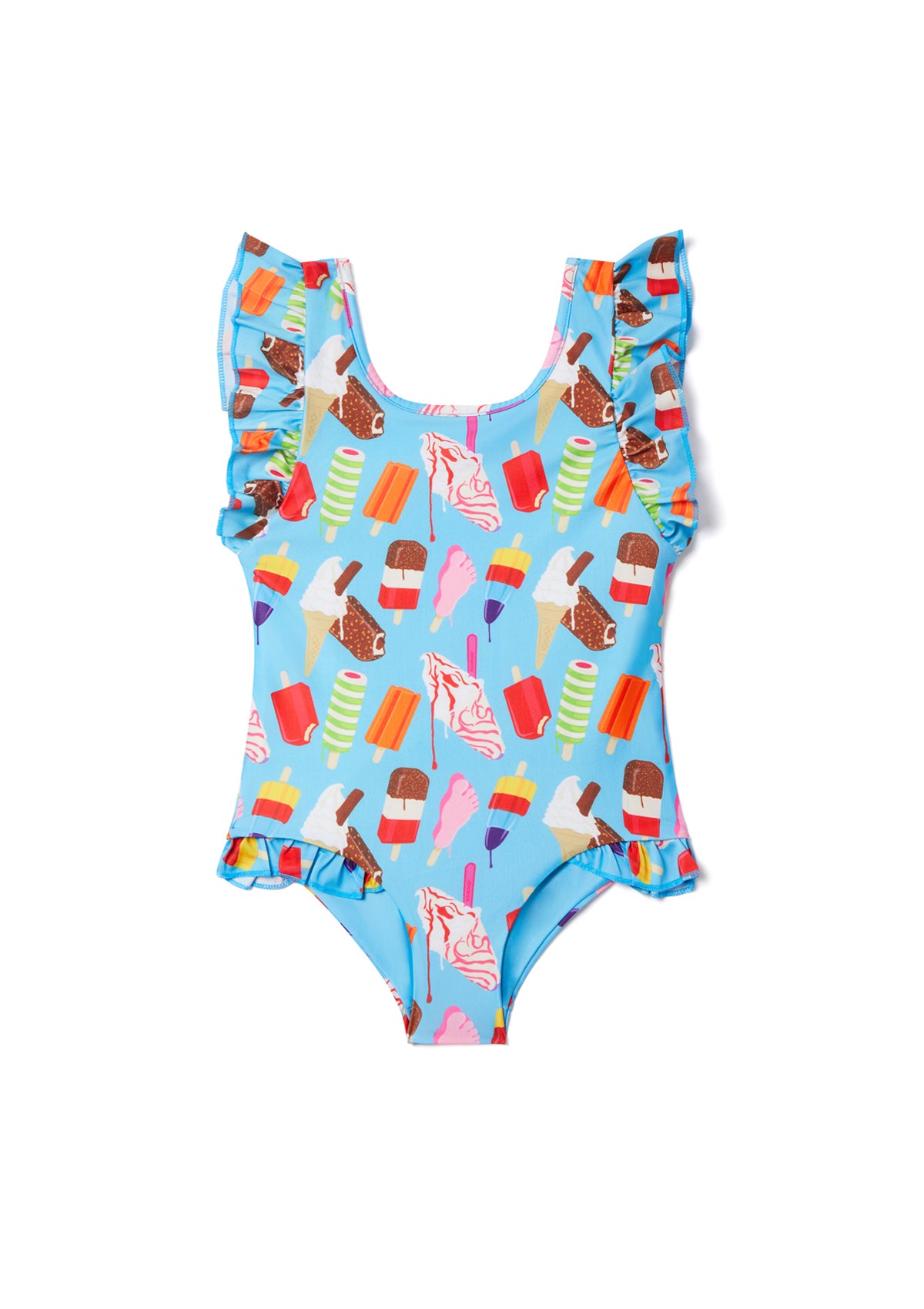 Ice Creams Ruffle Swimsuit