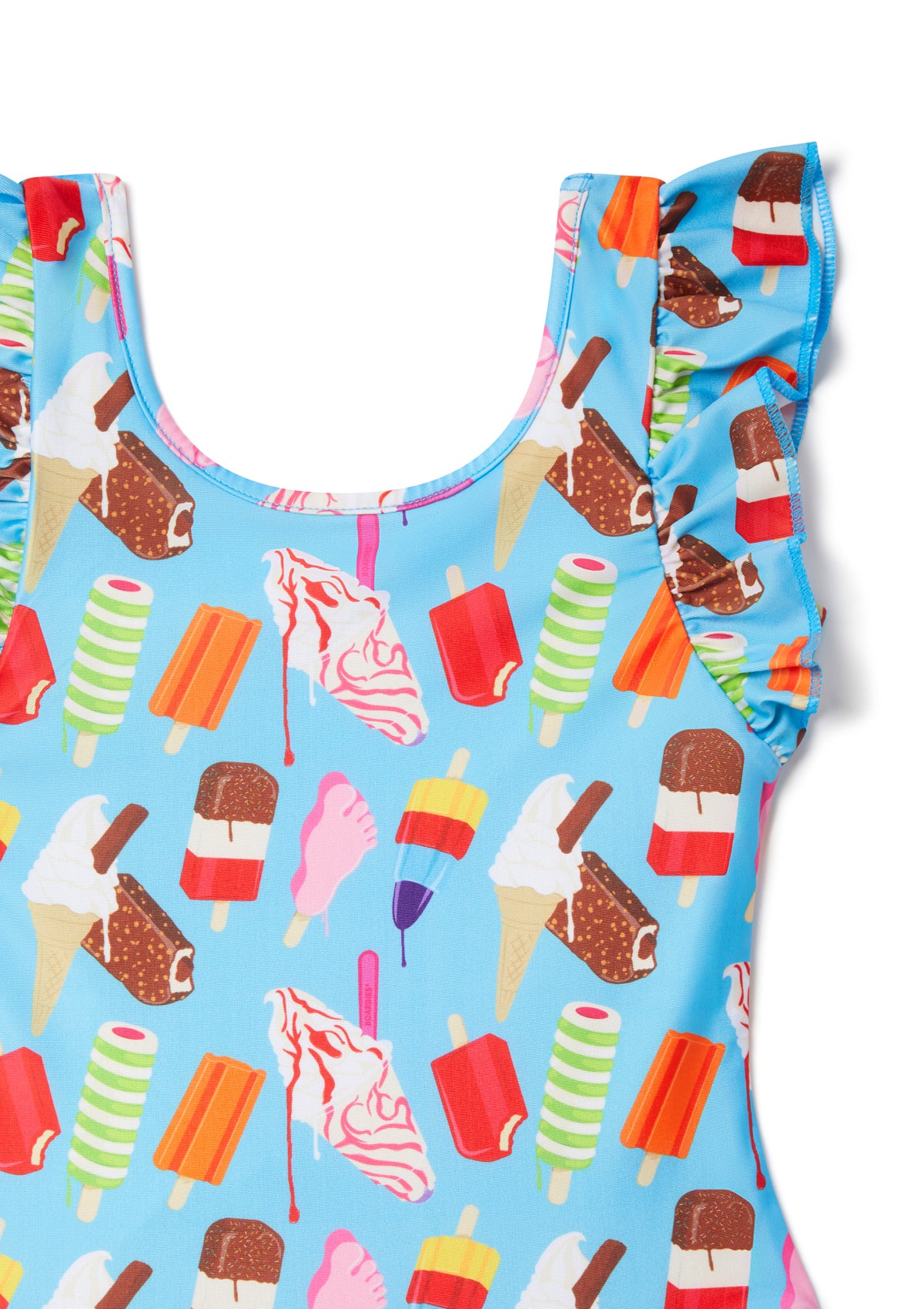 Ice Creams Ruffle Swimsuit
