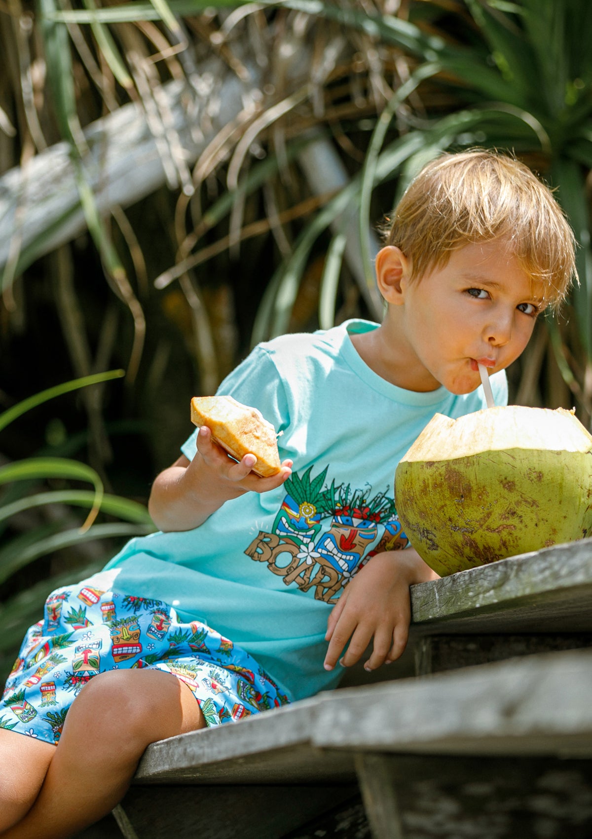 Boardies Kids Tiki Masks T-Shirt