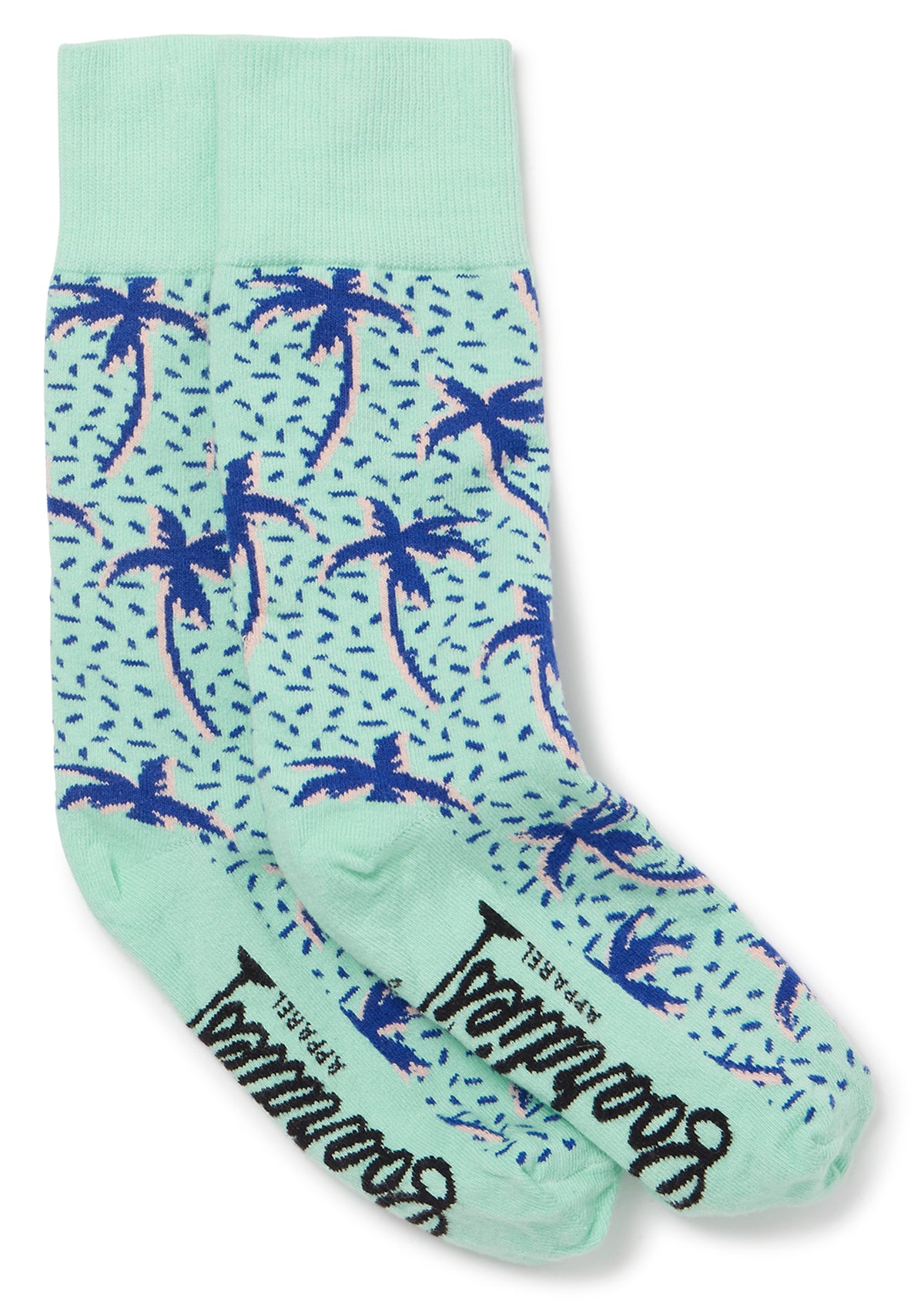Boardies® Flair Palm Sock Green