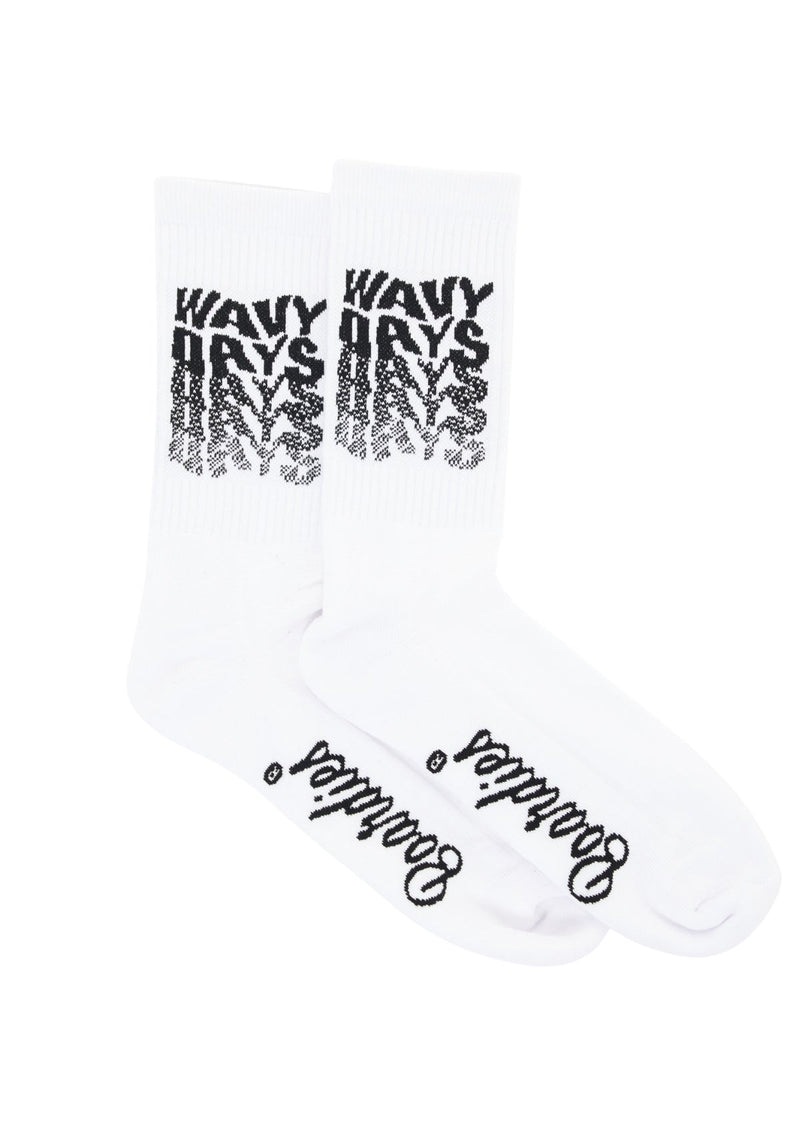 Boardies® Wavy Days White Socks