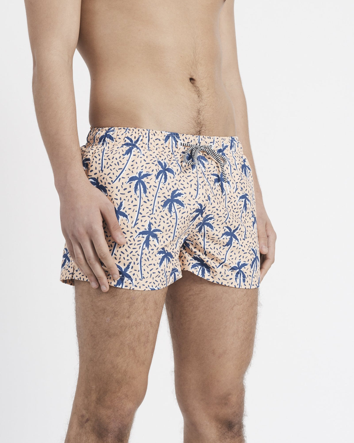 Boardies® Flair Palm Orange Shortie Swim Shorts - Boardies®