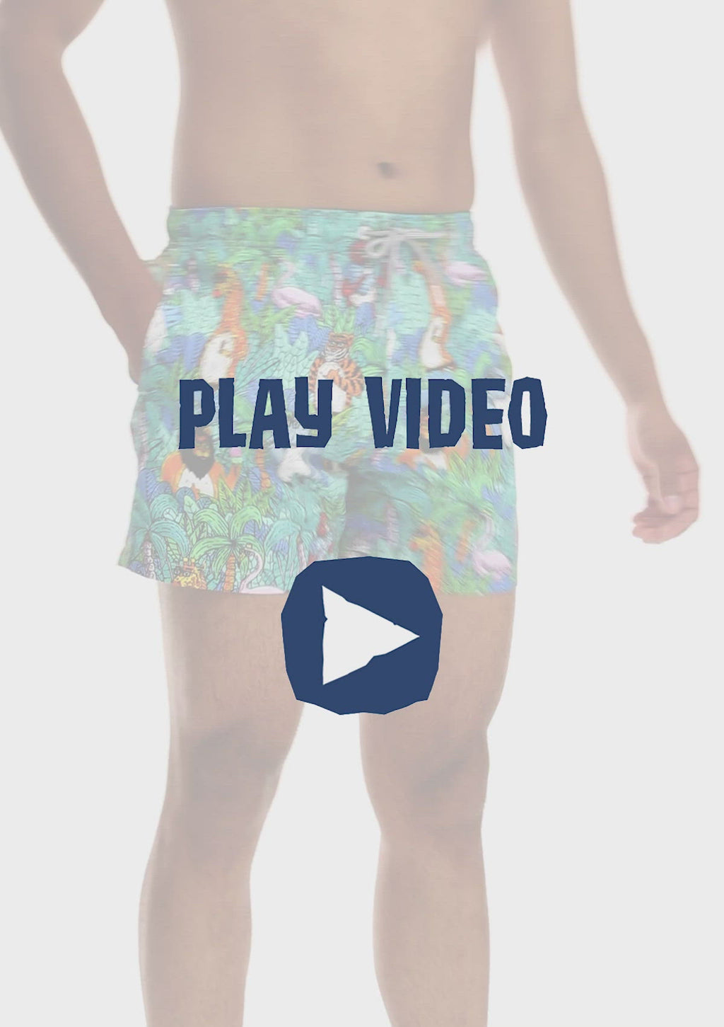 Boardies® X Mulga - SS22 Mulga Jungle II Mid Length Swim Shorts - Try on Video