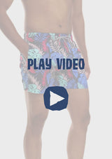 Boardies® SS22 Palmtopia II Mid Length Swim Shorts - Try on Video